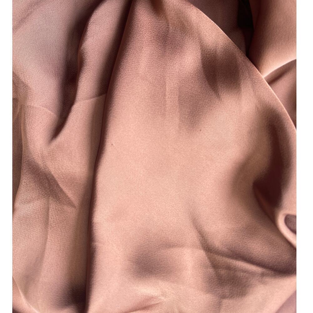 Sirapop Sara Satin Asymmetric Side-Drape Midi Dress in Camel NWTI – Size Small - Picture 12 of 17